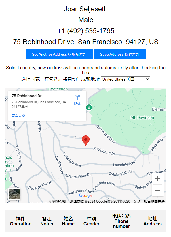 图片[1]-Real Address Generator 免费22国家真实地址与信息生成器，可用于跨国注册-特资啦！个人资源分享站