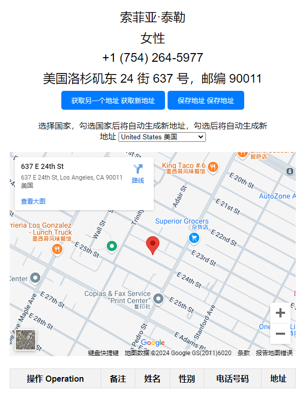 图片[2]-Real Address Generator 免费22国家真实地址与信息生成器，可用于跨国注册-特资啦！个人资源分享站