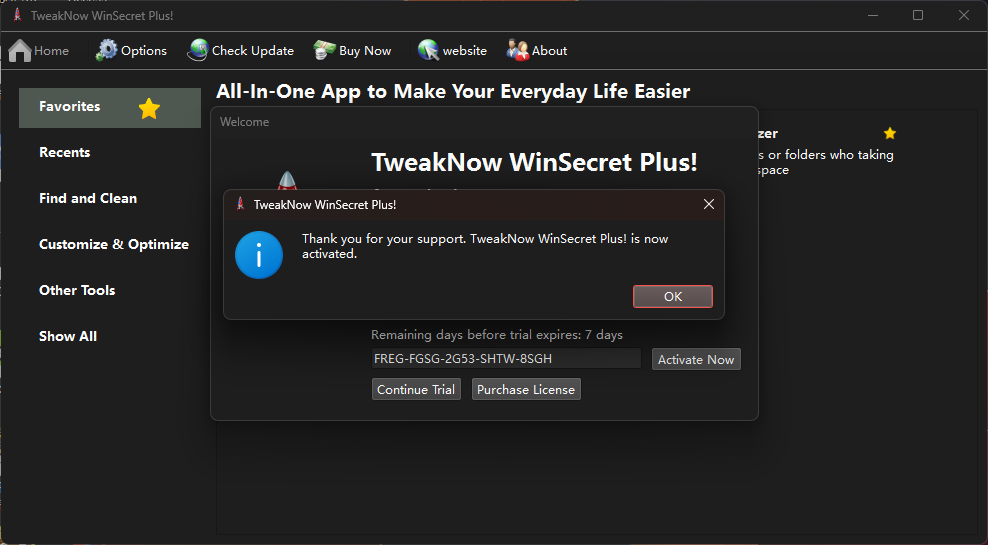 图片[2]-TweakNow WinSecret Plus 6.0.3 适用于Windows10和Windows11-特资啦！个人资源分享站